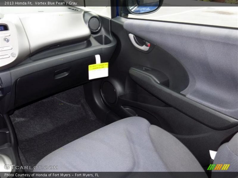 Vortex Blue Pearl / Gray 2013 Honda Fit
