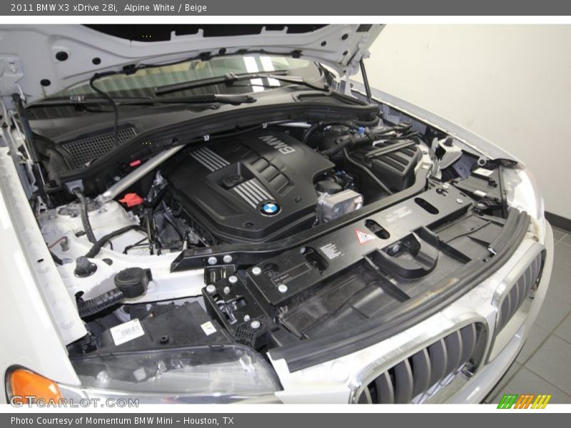 Alpine White / Beige 2011 BMW X3 xDrive 28i