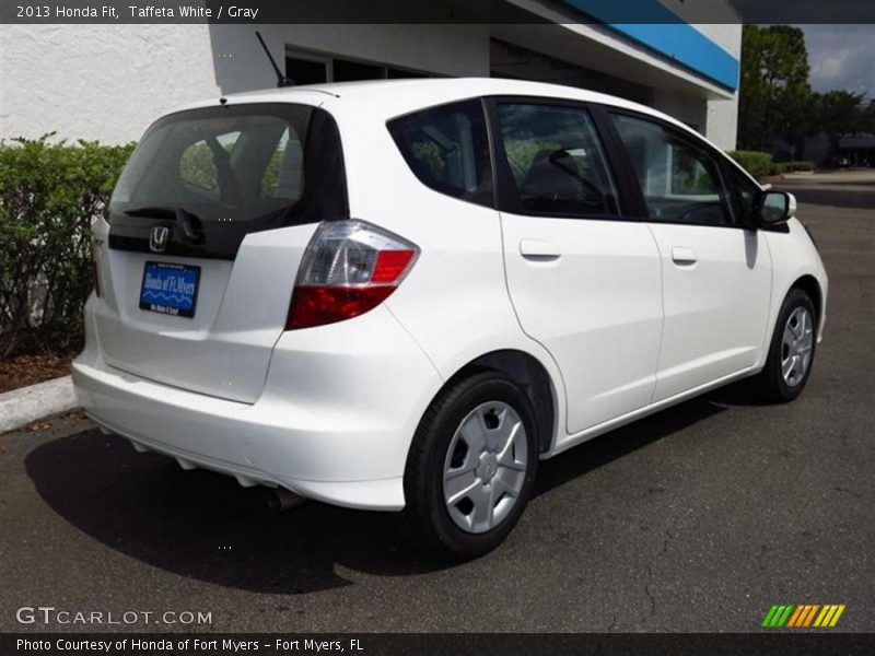 Taffeta White / Gray 2013 Honda Fit