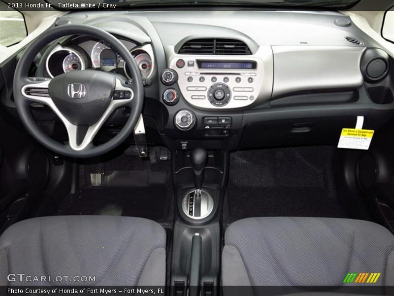 Taffeta White / Gray 2013 Honda Fit
