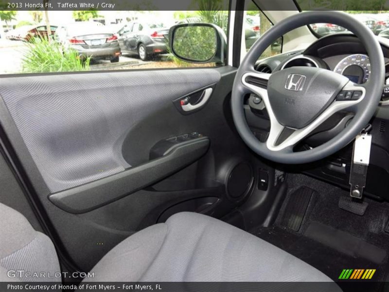 Taffeta White / Gray 2013 Honda Fit