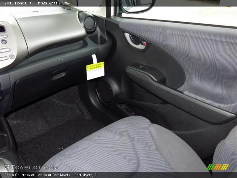 Taffeta White / Gray 2013 Honda Fit
