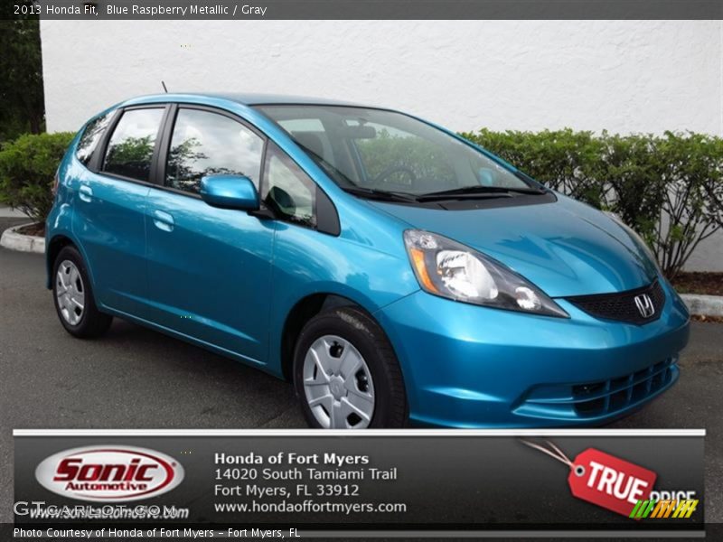 Blue Raspberry Metallic / Gray 2013 Honda Fit