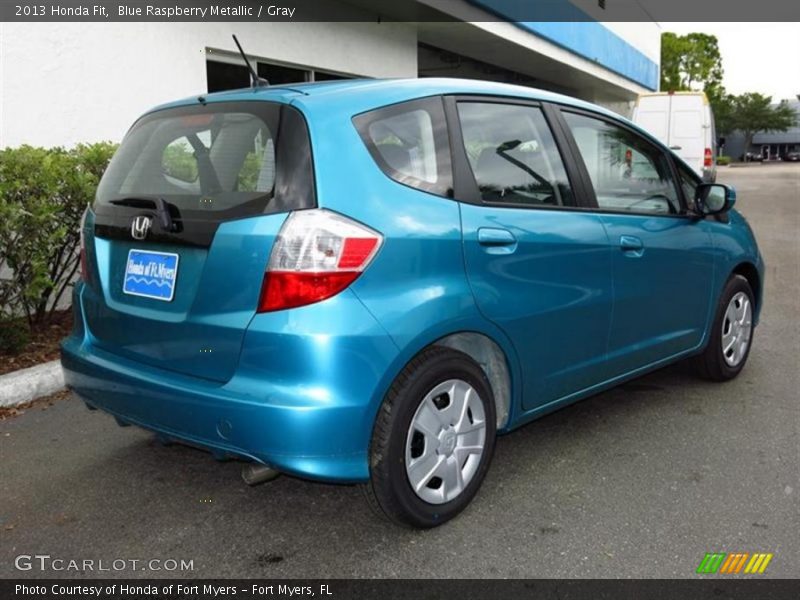 Blue Raspberry Metallic / Gray 2013 Honda Fit