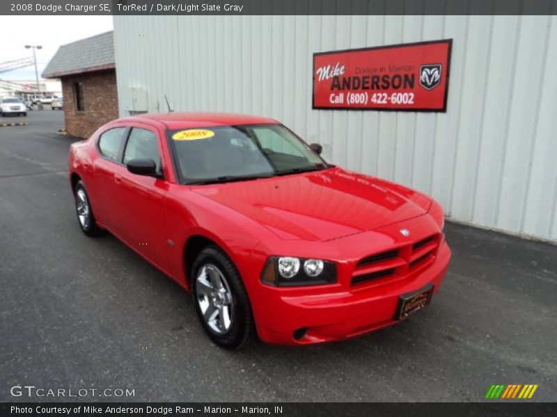 TorRed / Dark/Light Slate Gray 2008 Dodge Charger SE