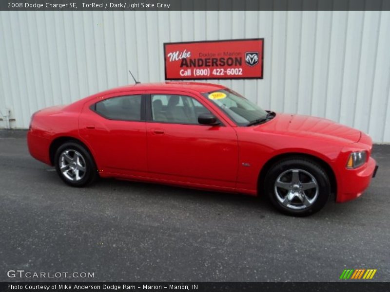 TorRed / Dark/Light Slate Gray 2008 Dodge Charger SE