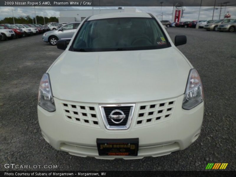 Phantom White / Gray 2009 Nissan Rogue S AWD