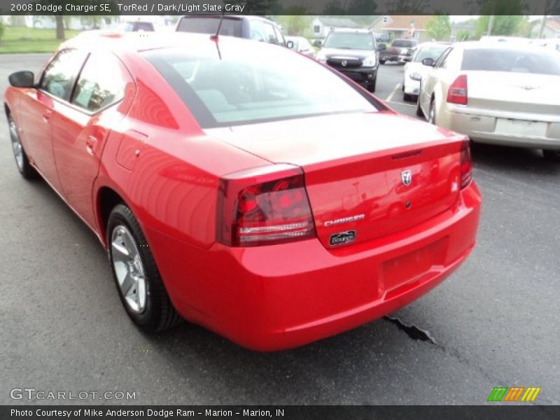 TorRed / Dark/Light Slate Gray 2008 Dodge Charger SE