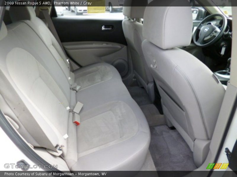 Phantom White / Gray 2009 Nissan Rogue S AWD