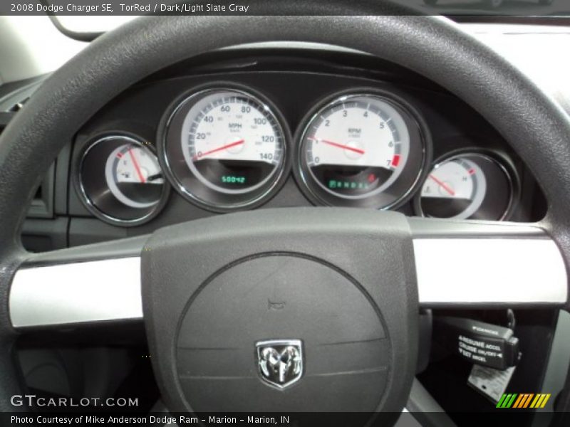 TorRed / Dark/Light Slate Gray 2008 Dodge Charger SE