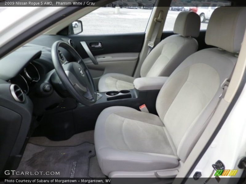 Phantom White / Gray 2009 Nissan Rogue S AWD