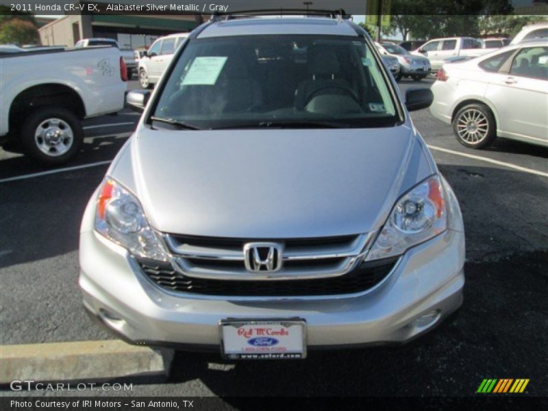 Alabaster Silver Metallic / Gray 2011 Honda CR-V EX