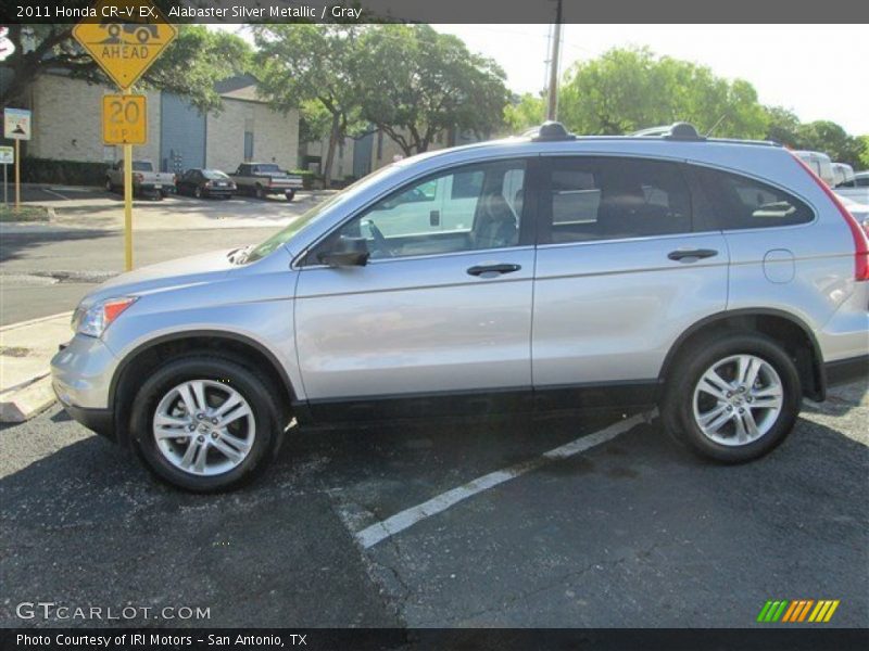 Alabaster Silver Metallic / Gray 2011 Honda CR-V EX