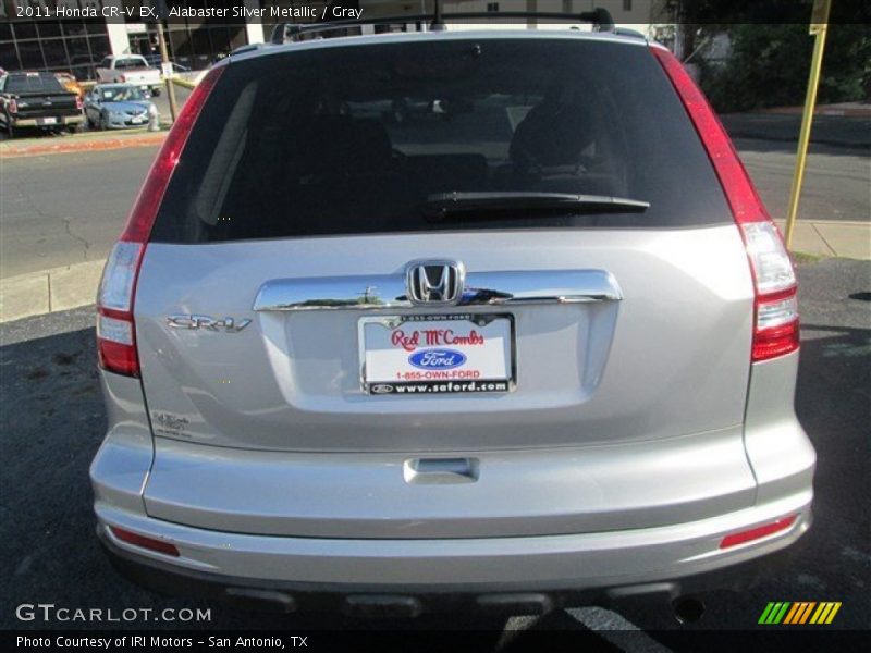 Alabaster Silver Metallic / Gray 2011 Honda CR-V EX