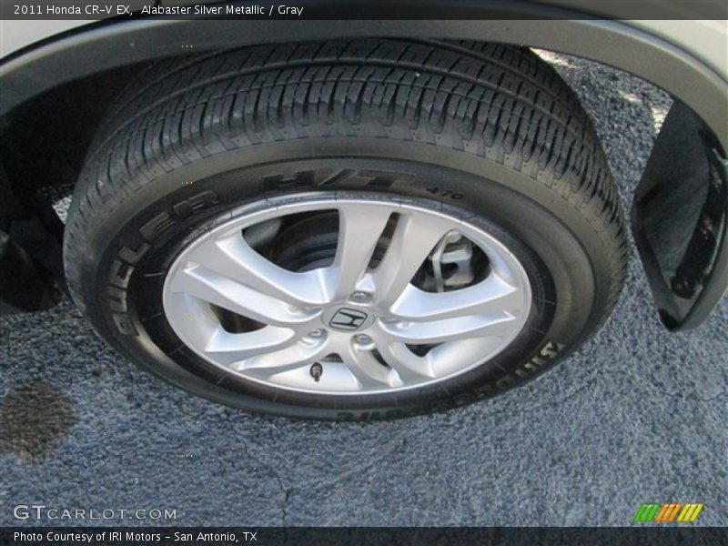 Alabaster Silver Metallic / Gray 2011 Honda CR-V EX