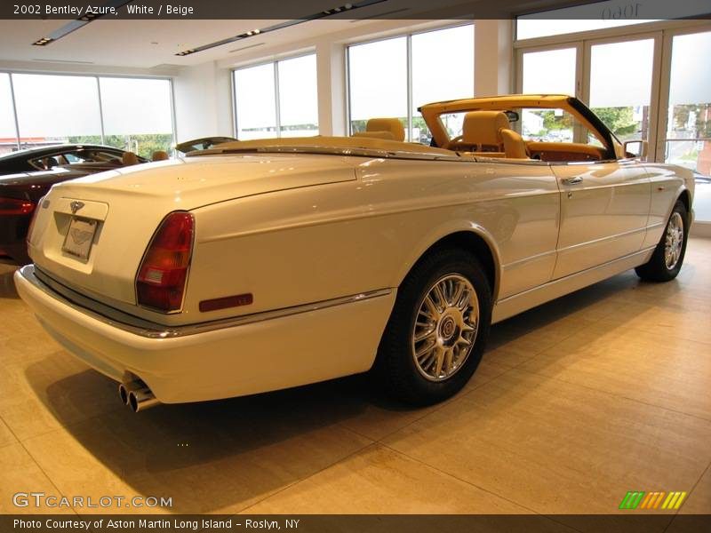 White / Beige 2002 Bentley Azure