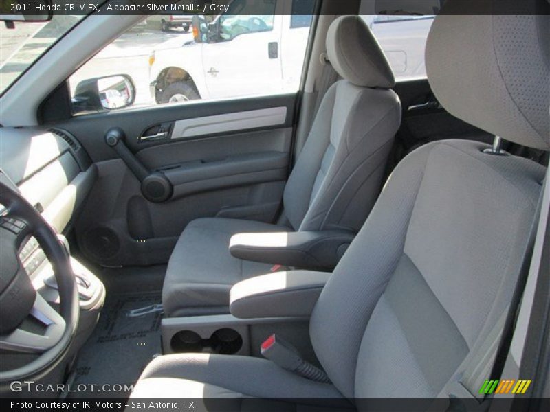 Alabaster Silver Metallic / Gray 2011 Honda CR-V EX