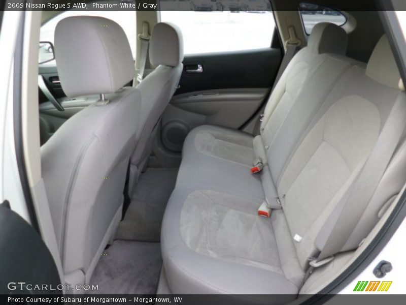 Phantom White / Gray 2009 Nissan Rogue S AWD