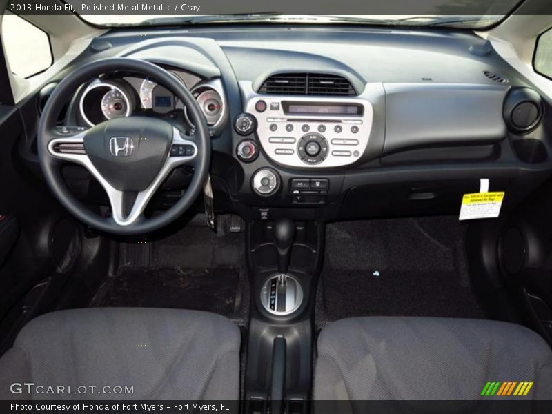 Polished Metal Metallic / Gray 2013 Honda Fit