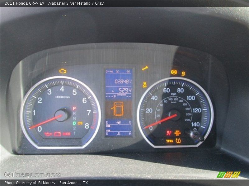 Alabaster Silver Metallic / Gray 2011 Honda CR-V EX