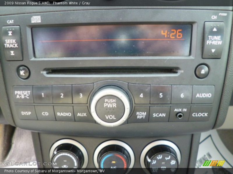 Phantom White / Gray 2009 Nissan Rogue S AWD