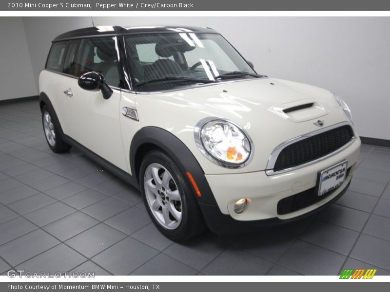 Pepper White / Grey/Carbon Black 2010 Mini Cooper S Clubman