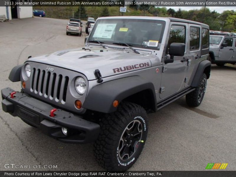 Front 3/4 View of 2013 Wrangler Unlimited Rubicon 10th Anniversary Edition 4x4