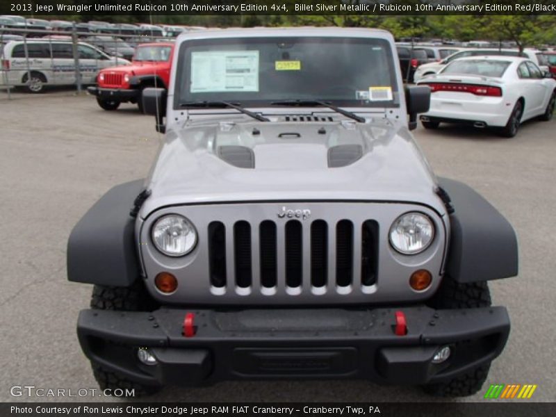 Billet Silver Metallic / Rubicon 10th Anniversary Edition Red/Black 2013 Jeep Wrangler Unlimited Rubicon 10th Anniversary Edition 4x4