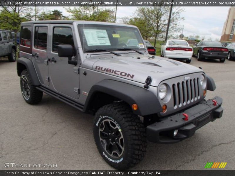 Front 3/4 View of 2013 Wrangler Unlimited Rubicon 10th Anniversary Edition 4x4
