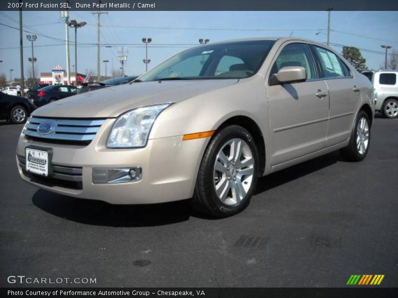 Dune Pearl Metallic / Camel 2007 Ford Fusion SEL