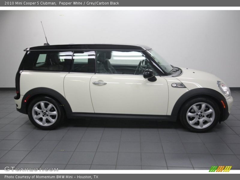 Pepper White / Grey/Carbon Black 2010 Mini Cooper S Clubman