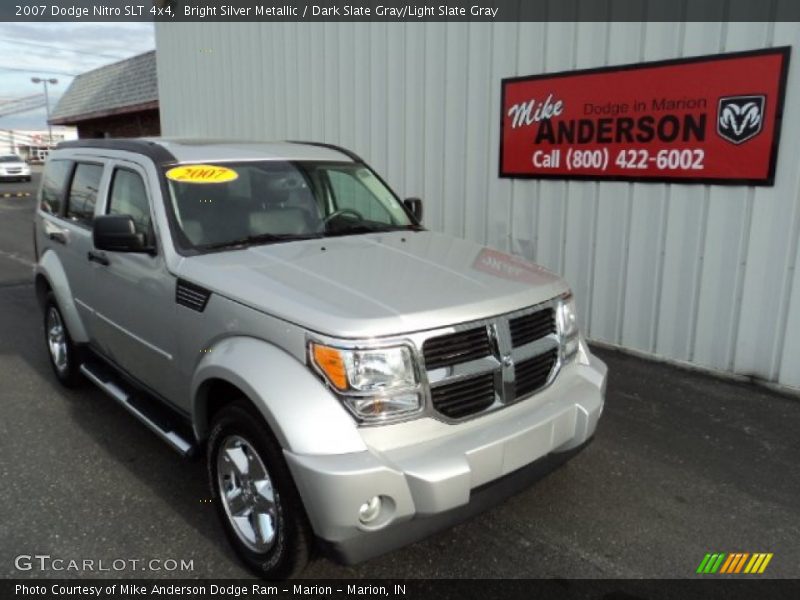 Bright Silver Metallic / Dark Slate Gray/Light Slate Gray 2007 Dodge Nitro SLT 4x4