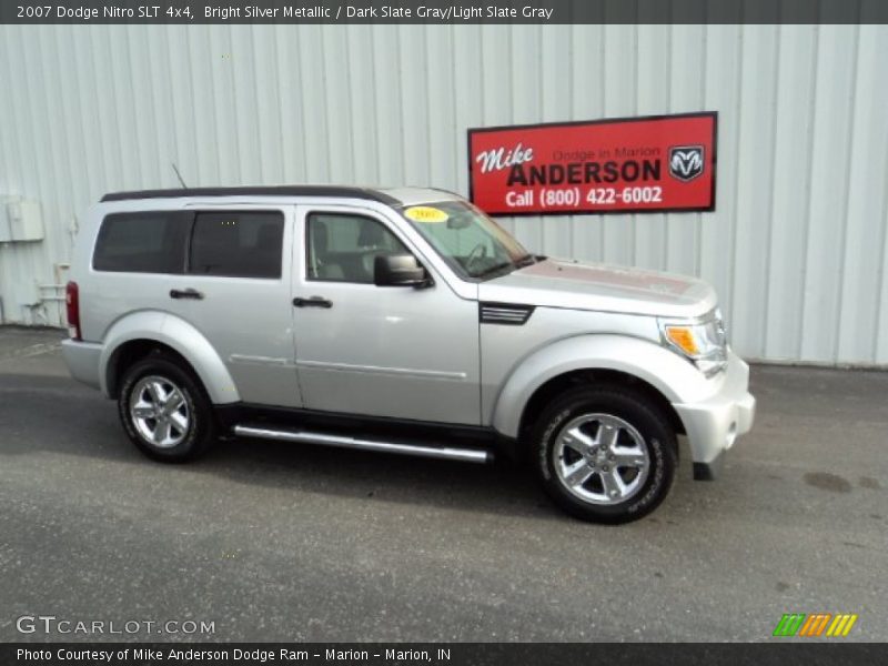 Bright Silver Metallic / Dark Slate Gray/Light Slate Gray 2007 Dodge Nitro SLT 4x4
