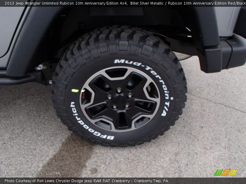  2013 Wrangler Unlimited Rubicon 10th Anniversary Edition 4x4 Wheel