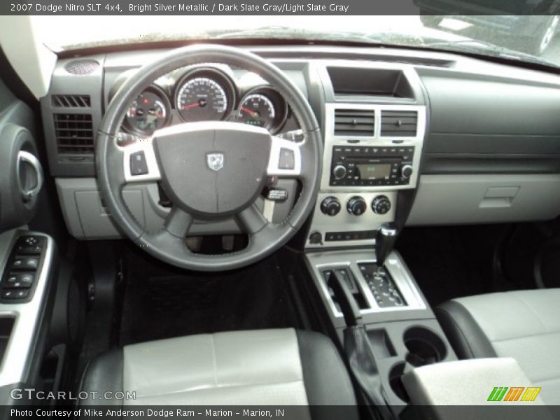Bright Silver Metallic / Dark Slate Gray/Light Slate Gray 2007 Dodge Nitro SLT 4x4