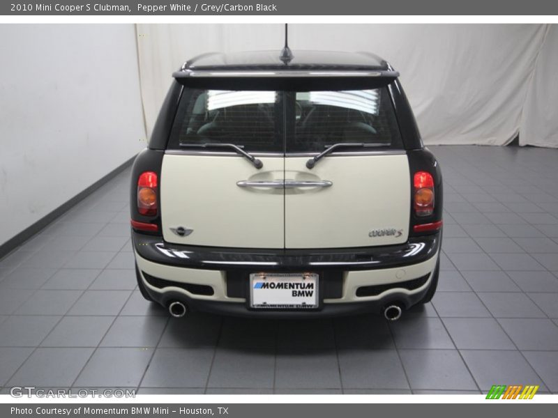 Pepper White / Grey/Carbon Black 2010 Mini Cooper S Clubman