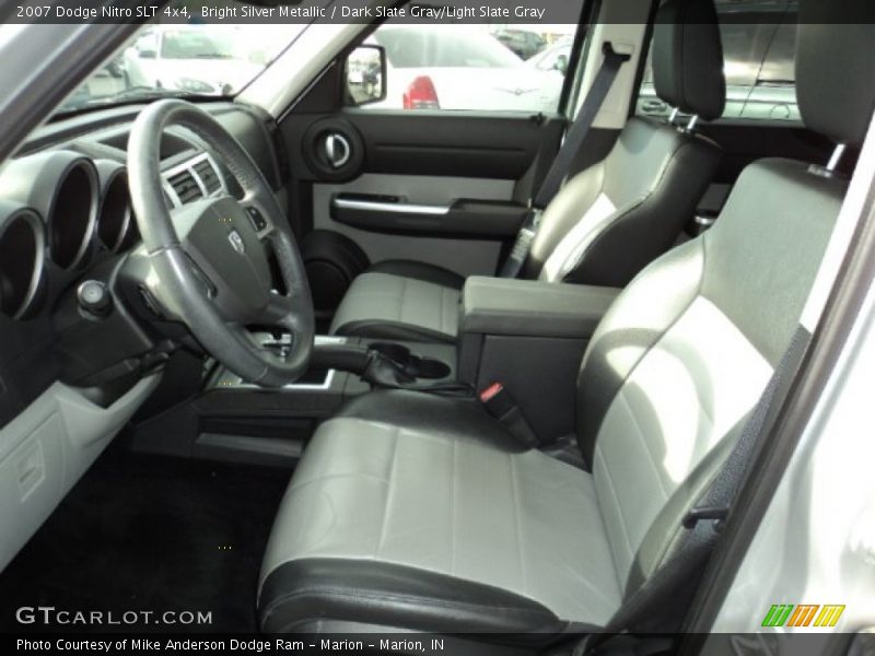 Bright Silver Metallic / Dark Slate Gray/Light Slate Gray 2007 Dodge Nitro SLT 4x4