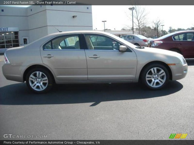 Dune Pearl Metallic / Camel 2007 Ford Fusion SEL