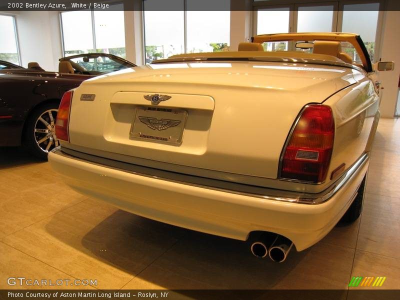 White / Beige 2002 Bentley Azure