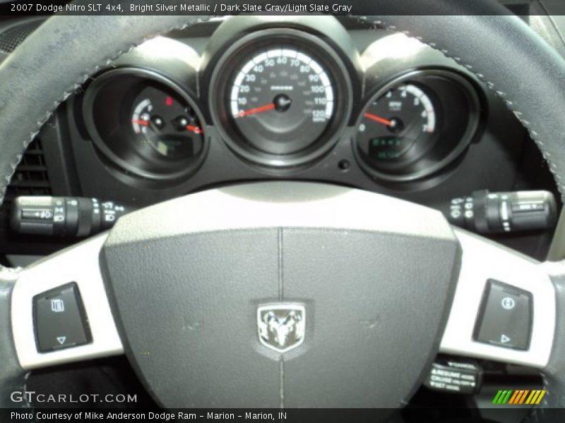 Bright Silver Metallic / Dark Slate Gray/Light Slate Gray 2007 Dodge Nitro SLT 4x4