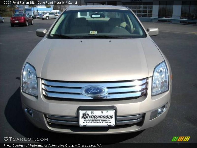 Dune Pearl Metallic / Camel 2007 Ford Fusion SEL
