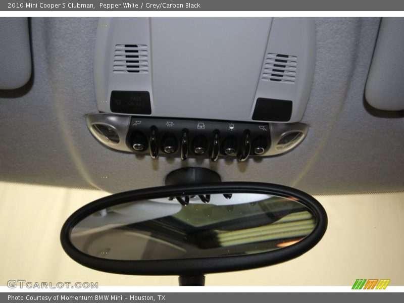 Pepper White / Grey/Carbon Black 2010 Mini Cooper S Clubman