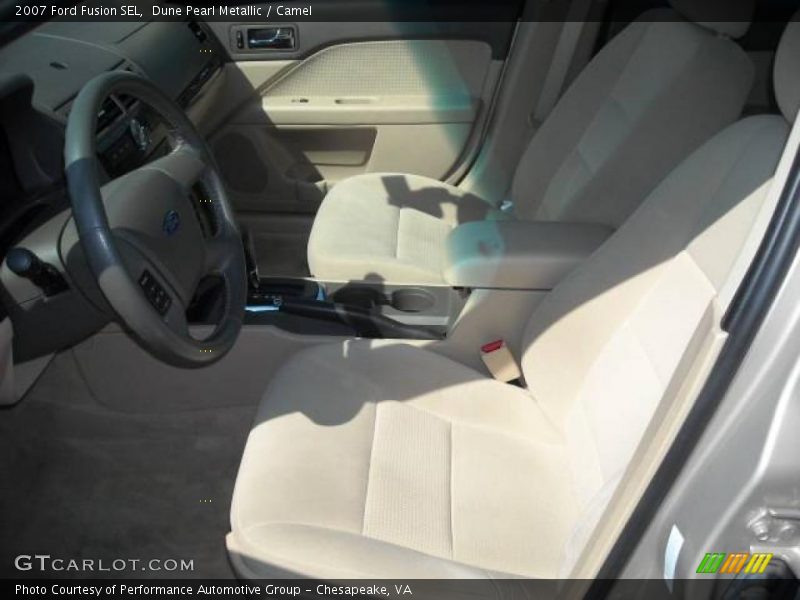 Dune Pearl Metallic / Camel 2007 Ford Fusion SEL