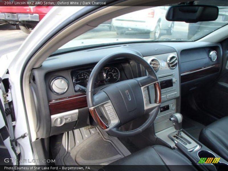 Oxford White / Dark Charcoal 2007 Lincoln MKZ AWD Sedan