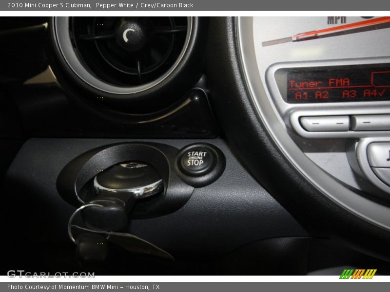 Pepper White / Grey/Carbon Black 2010 Mini Cooper S Clubman