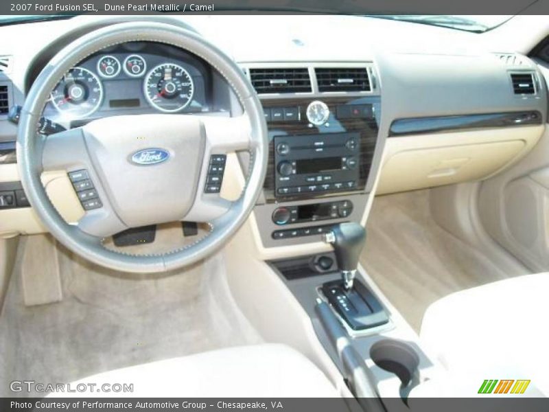 Dune Pearl Metallic / Camel 2007 Ford Fusion SEL