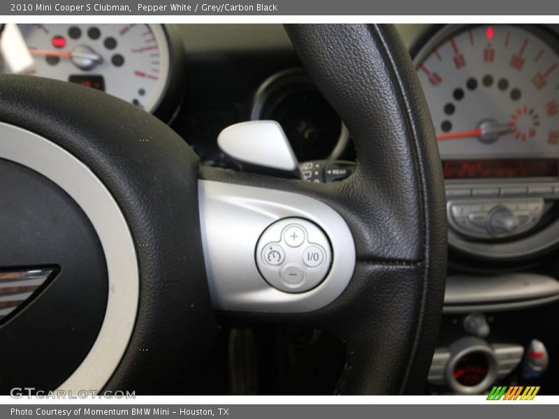 Pepper White / Grey/Carbon Black 2010 Mini Cooper S Clubman