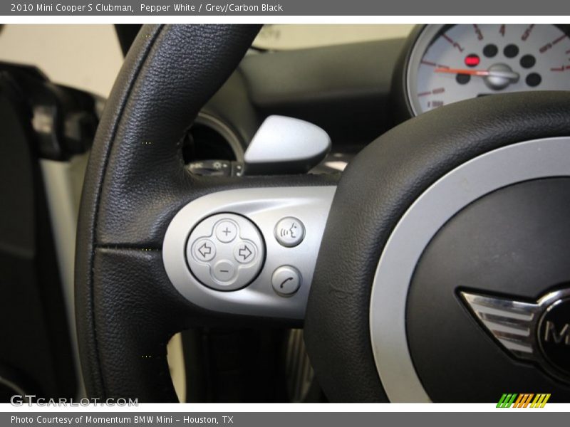 Pepper White / Grey/Carbon Black 2010 Mini Cooper S Clubman