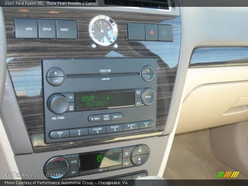 Dune Pearl Metallic / Camel 2007 Ford Fusion SEL