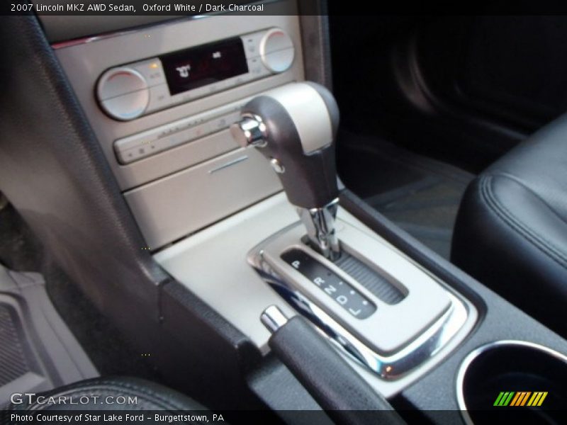 Oxford White / Dark Charcoal 2007 Lincoln MKZ AWD Sedan